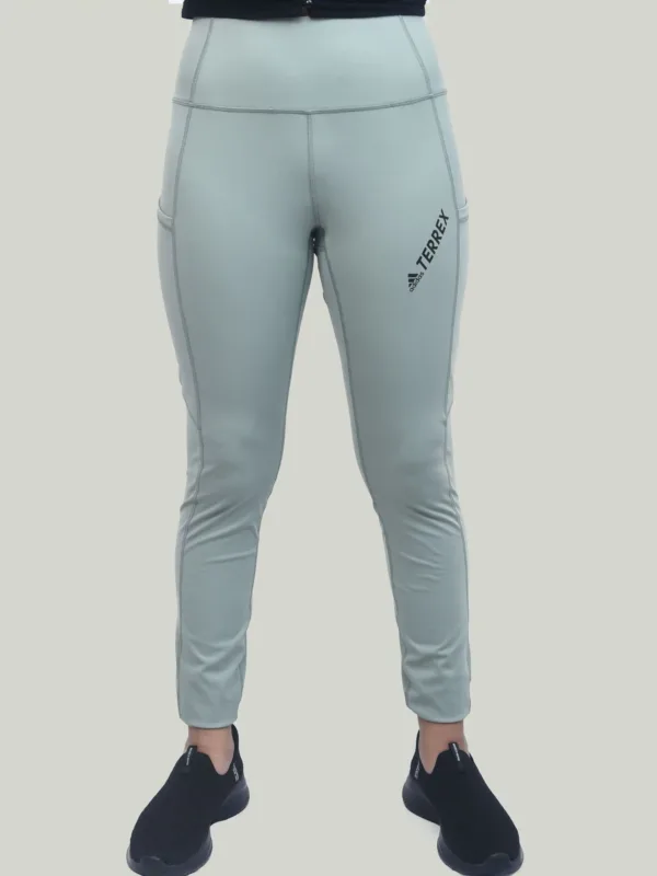 Adidas Ladies Tights – Olive Performance Leggings
